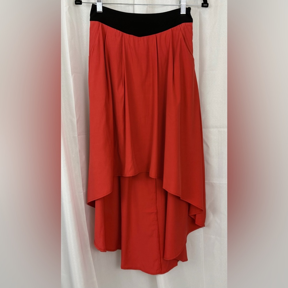 Alice’s Pig Tessa’s Tango Red&Black Cropped Top/Hi-Lo 2 Piece Skirt Set US2 NWT - Picture 8 of 13